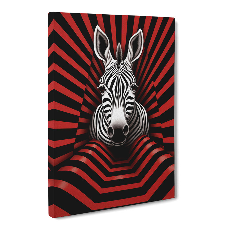 Zebra Op No.2 - No Frame Print