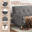 Tufted 3 Seater Sofa Bed-10360754