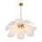 Luminaire suspendu 6 lumières Elsie en laiton chaud