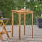 Outdoor  Wood Square Bar Table-1529569862