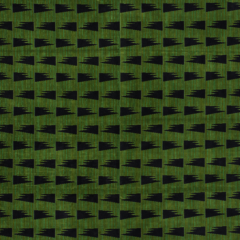 Tissu tutsi Schumacher x David Kaihoi, Vert