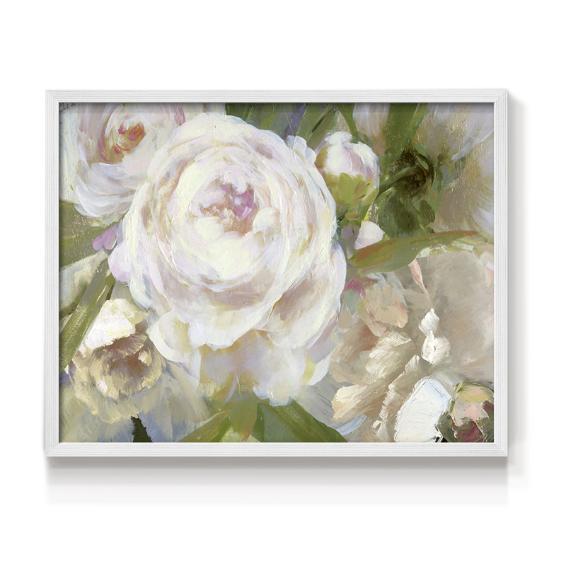 Beauté rosée - reproduction encadrée, H 16 po x l 20 po, Blanc