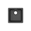 16.63'' L Single Bowl Granite Kitchen Sink-20307132