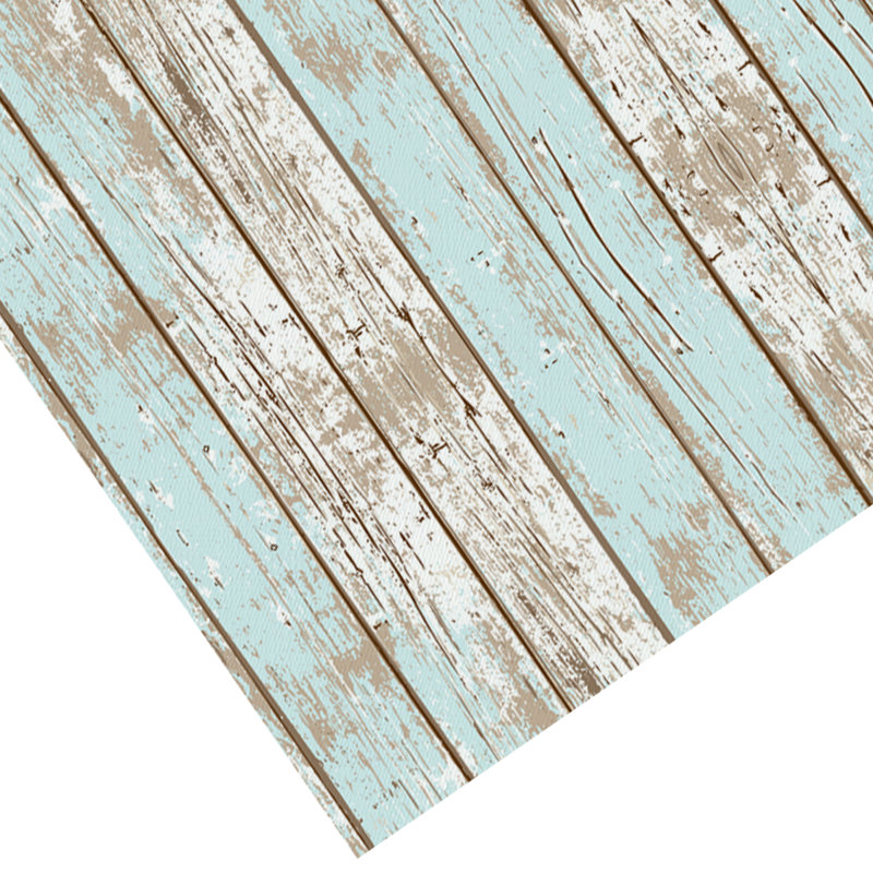 Davanti Vinyl Floor Mat - Wood Collection, Rectangle 3' x 5'