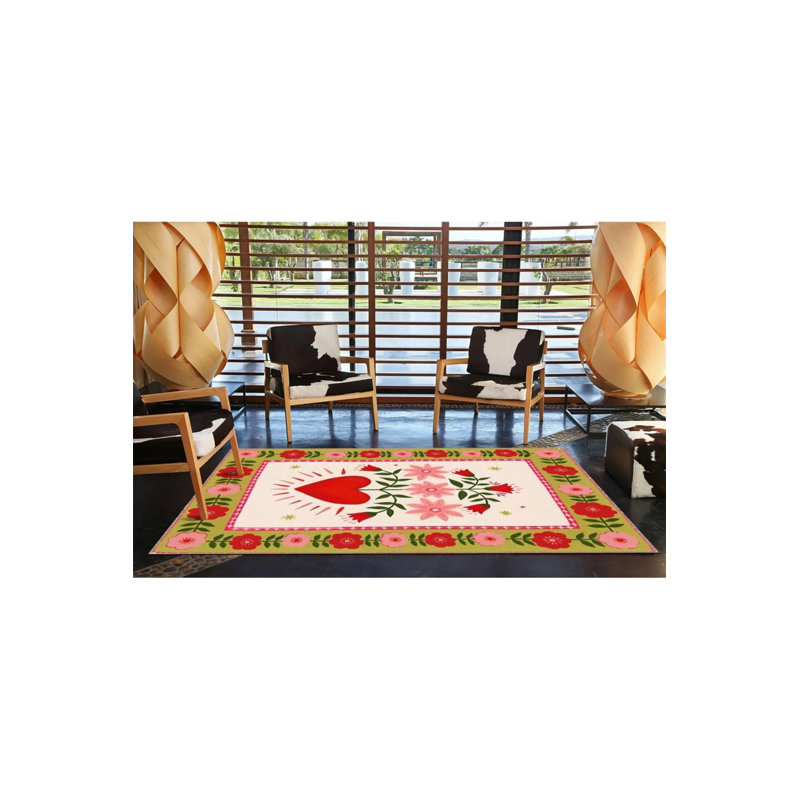 Tapis de sol tissé à motif géométrique, Tapis de couloir 2 pi 6 po x 6 pi 7 po