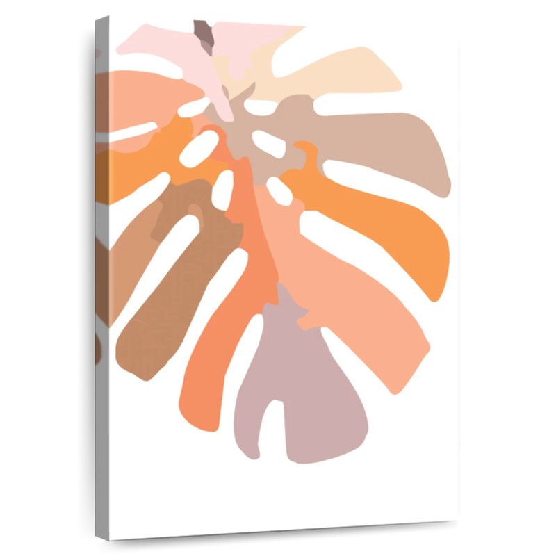 Blush Monstera I, 30" H x 20" W