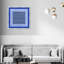 Abstrait «Azul Rocio», reproduction d'art géométrique murale-979528573-979528451