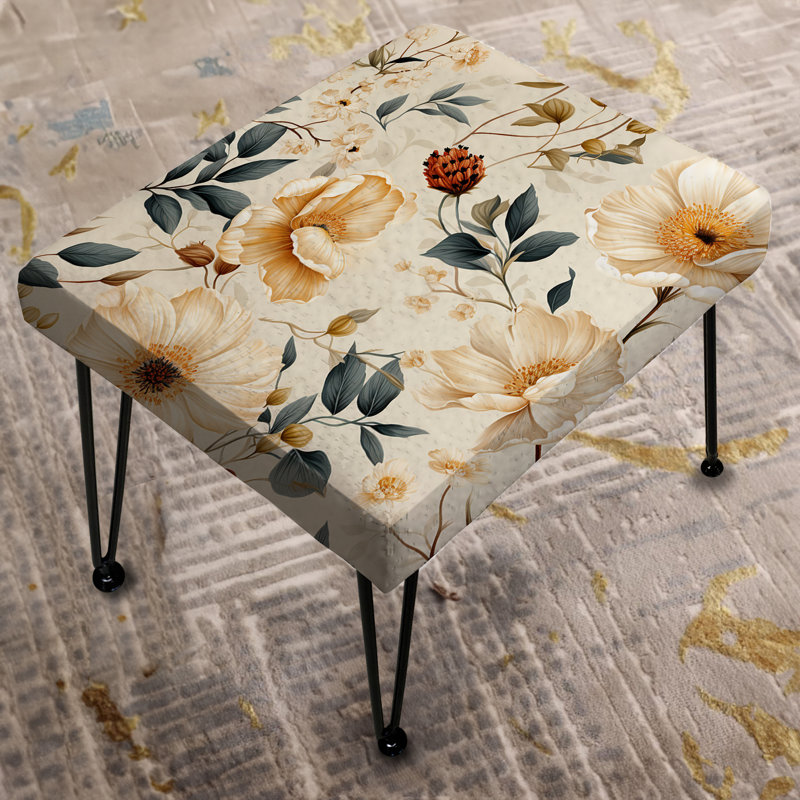 Botanical Impressions - Plants Rectangle Ottoman