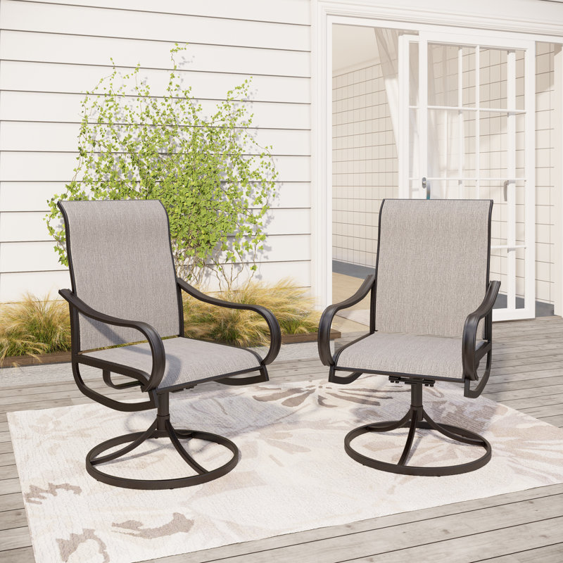 Chaise de salle à manger d'extérieur Taline Premium