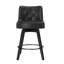 Tabouret de comptoir pivotant rembourré Arleine-92729595-93363830