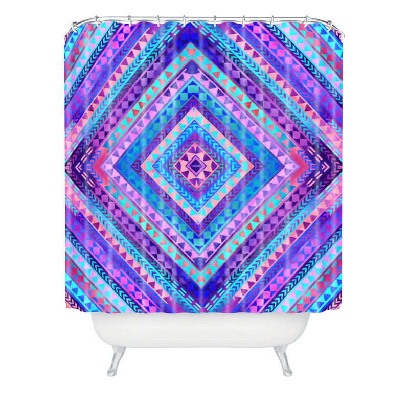 Studebaker Geometric Shower Curtain