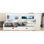 Lit plateforme simple en métal avec tête de lit en bois / option, pas de sommier tapissier, rangement disponible, assemblage facile, tête / accessoire moderne, pas nécessaire, sous le lit-491979504