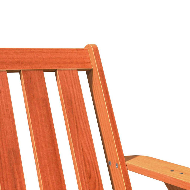 Garden Adirondack Chairs 2 Pcs 75X77x77 Cm, Wax Brown
