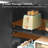 42.5"W Sideboard Cabinet with Charging Station, Kitchen Buffet Cabinet with 2 Drawers