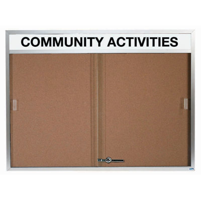 AARCO No Cork Metal Bulletin Board