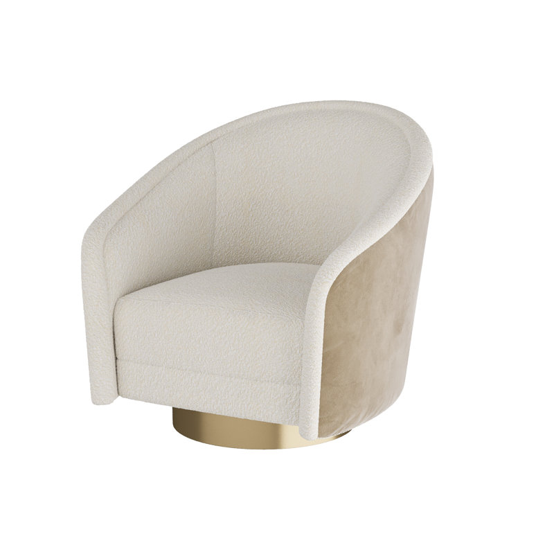 Aljona Swivel Barrel Chair
