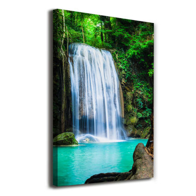 Waterfall - Wrapped Canvas Print