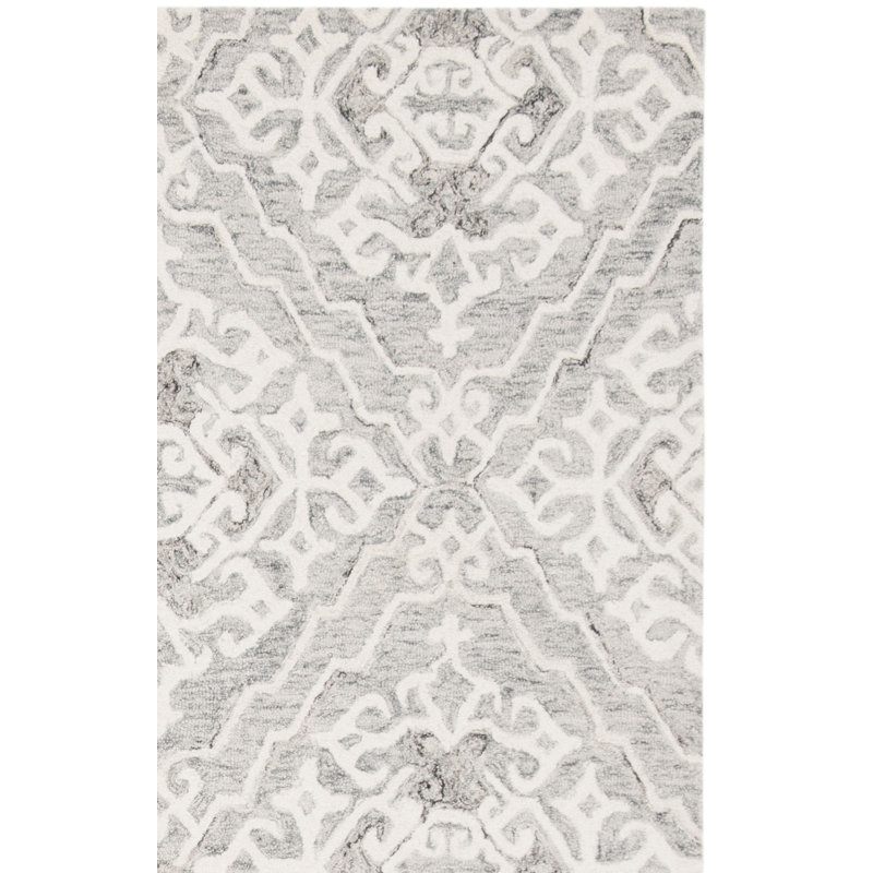 Tapis en laine touffeté à la main Jones Street, Tapis de couloir 2 pi 3 po x 7 pi