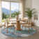 Premium Machine Washable Verlin AMF1787 Floral Rug