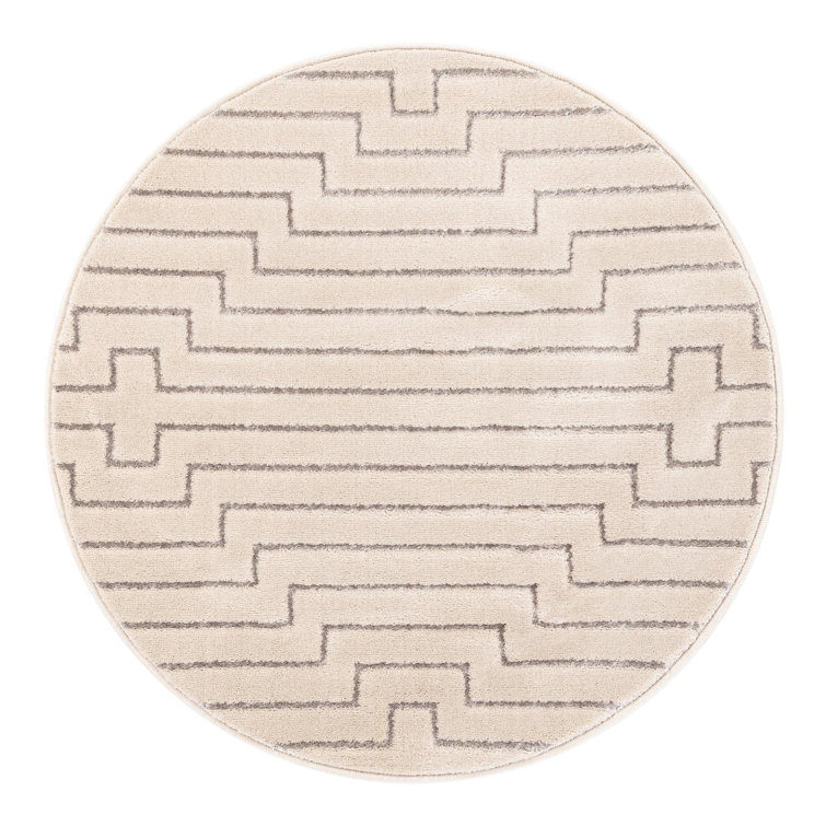 Tapis blanc et argent Latitude Run® Mirage Novica