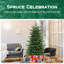 Arbre de Noël pin pré-éclairé-205858872