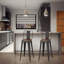 Faycelles Counter Stool with Metal Frame