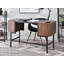 Dawniel Metal Base Writing Desk-764751921