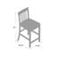 Keyesport Solid Wood Upholstered Seat Counter and Bar Stool-1992863310-1992863306-1992863319