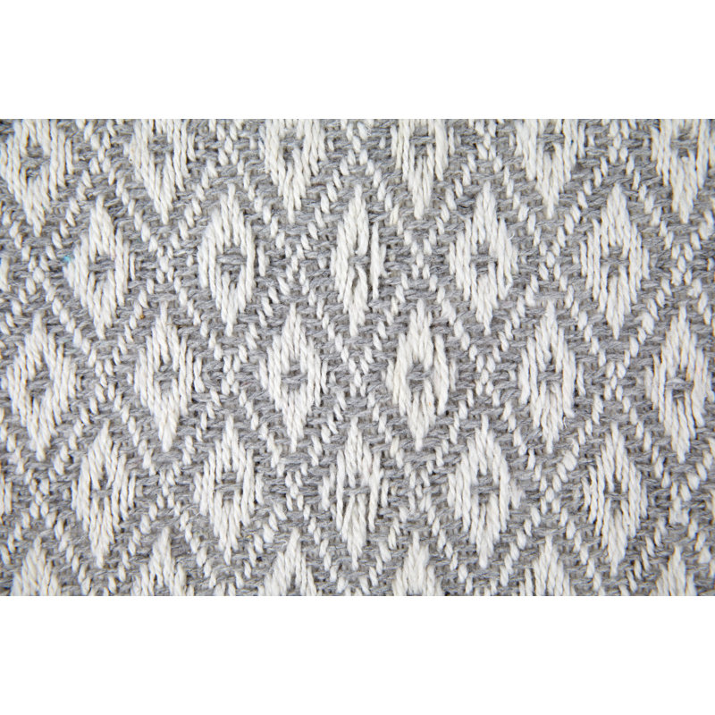 Mettler Geometric Square Scatter Cushion Cover, Silver