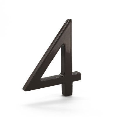l 4 pi 5 po x Numéro de maison à fixation flottante