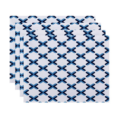 Ferrier Polyester Geometric Rectangle Placemat