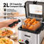 ANJUANK 2 Basket Cool Touch Deep Fryer Deep Fryer with Timer