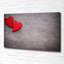 Red Hearts - Wrapped Canvas Print