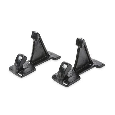 2 Piece Iron Fire Back Feet