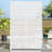 Privacy Metal Screen Fence Panel Horizontal Stripe Pattern-69478607-112246456