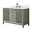 Ensemble de meuble-lavabo autoportant 48 po avec plateau en marbre Caldwell-107663210-107663211-107663213