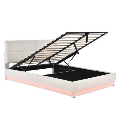 Olen Upholstered EU Kingsize - 160 X 200 Cm Ottoman Storage Bed