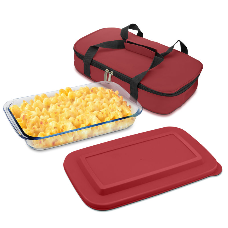 Eternal Rectangle Glass 3 Piece Casserole Bakeware Set
