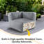 Fauteuil à billes d'extérieur pour canapé modulaire d'extérieur de taille simple pour patio, jardin et piscine-418197038