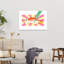 Funny Sushi Duck Contemporary Wall Art Print by Nanna Paavig - Wrapped Canvas Print-2135686260
