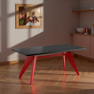 Bureau d'écriture noir et rouge Creative Design
