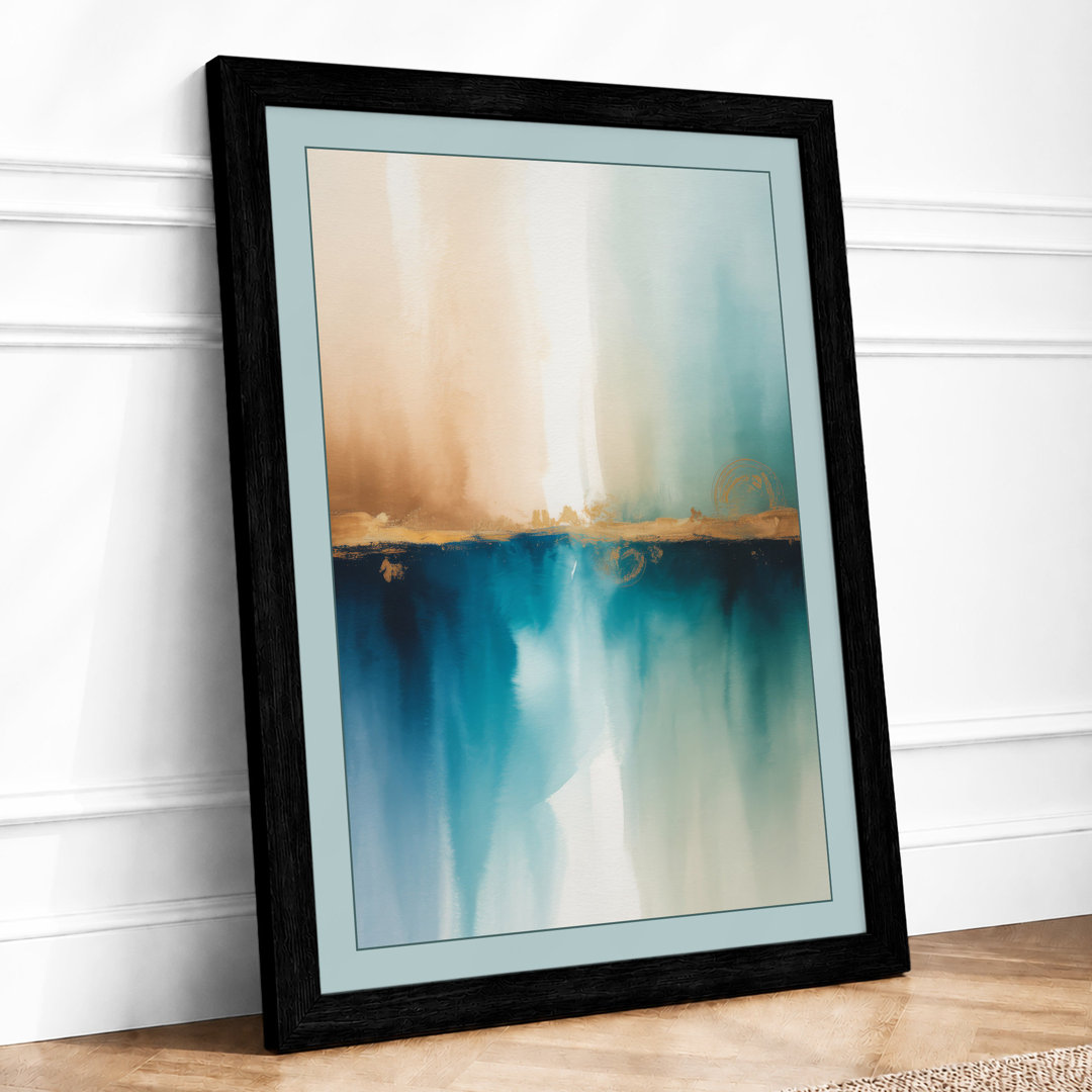 Between Earth and Sky Abstract - Framed Print