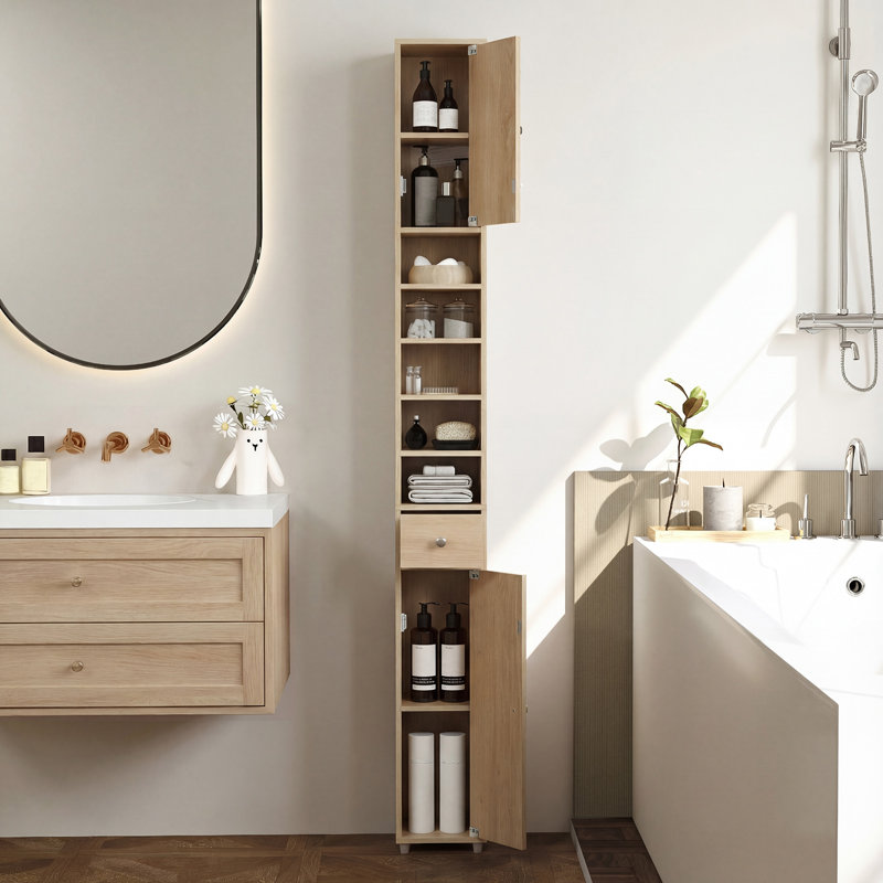 Freestanding Bathroom Cabinet, Natural