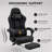 Adjustable Reclining Ergonomic Faux Leather Swiveling PC & Racing Game Chair-1176763057