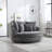 Oversized Slipcovered Accent Barrel Chair-100902701