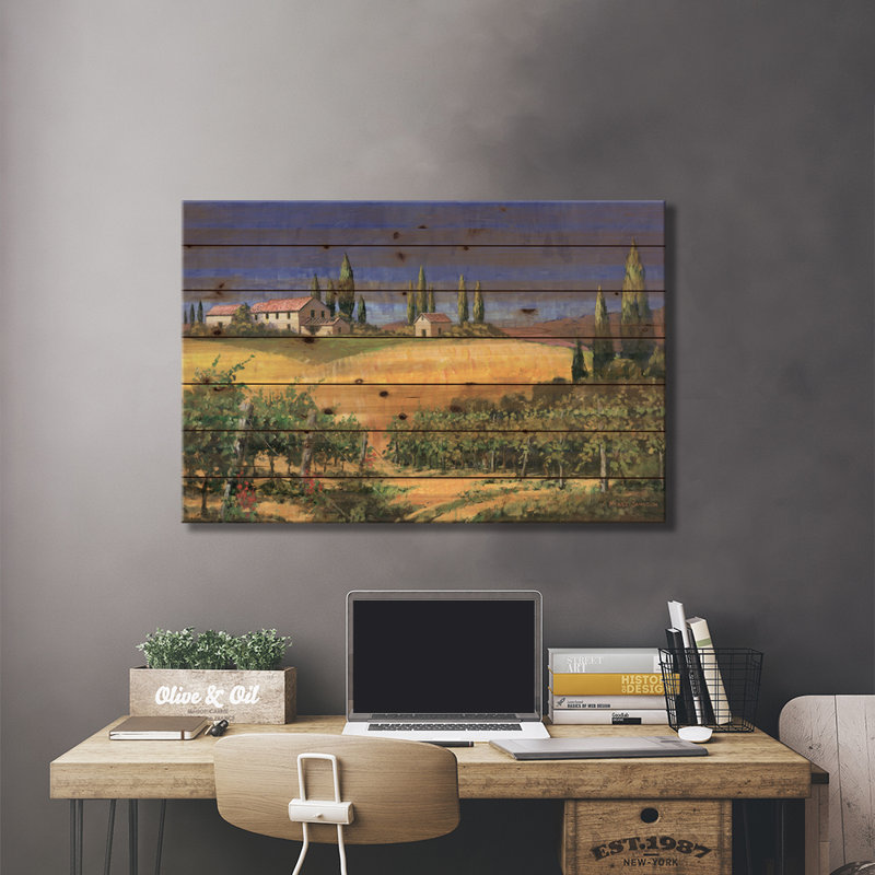 Soirée toscane, L 40 po x H 26 po
