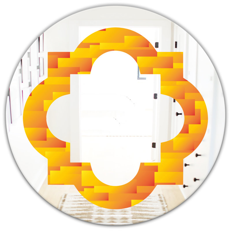 Miroir mural Quatrefoil, H 31,5 po x l po