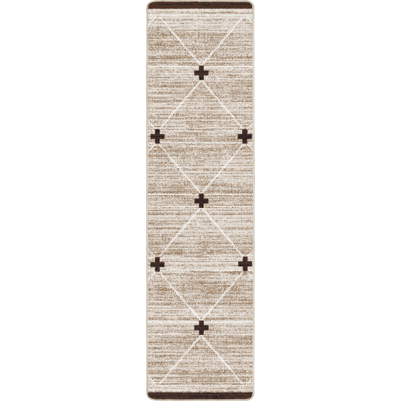 Tapis de travail en treillis Res résidence, Tapis de couloir 2 pi 1 po x 7 pi 8 po