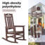 Chaise Adirondack à bascule moderne en plastique (ensemble de 2)-373663246