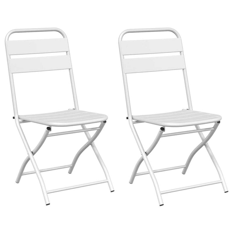 Patio Dining Side Chair, White